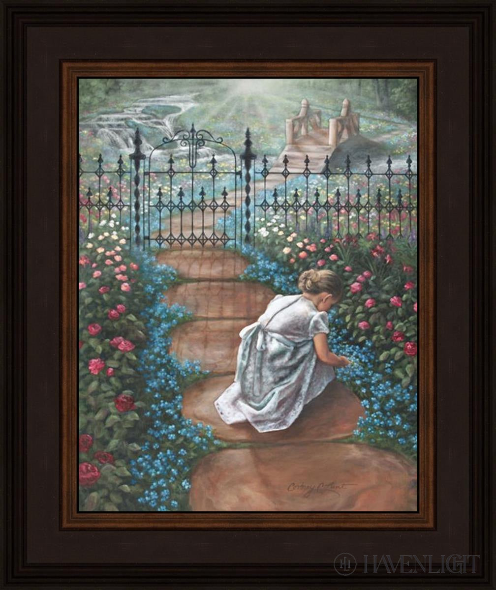Forget Me Not Open Edition Canvas / 11 X 14 Brown 15 3/4 18 Art