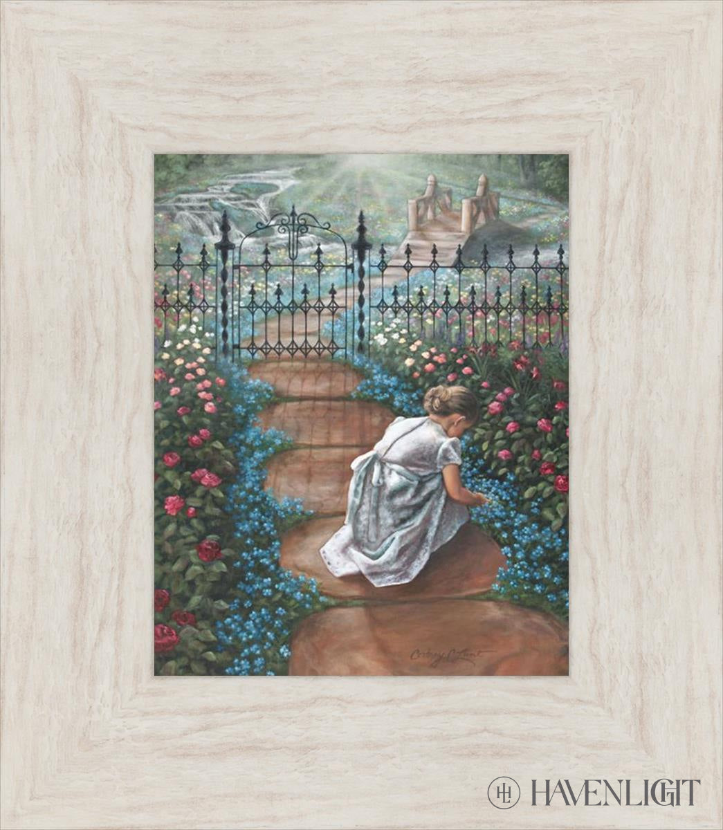 Forget Me Not Open Edition Canvas / 8 X 10 Ivory 13 1/2 15 Art