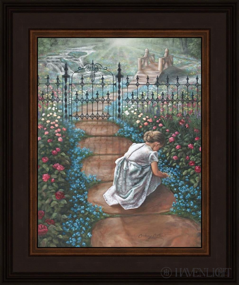 Forget Me Not Open Edition Print / 11 X 14 Brown 15 3/4 18 Art