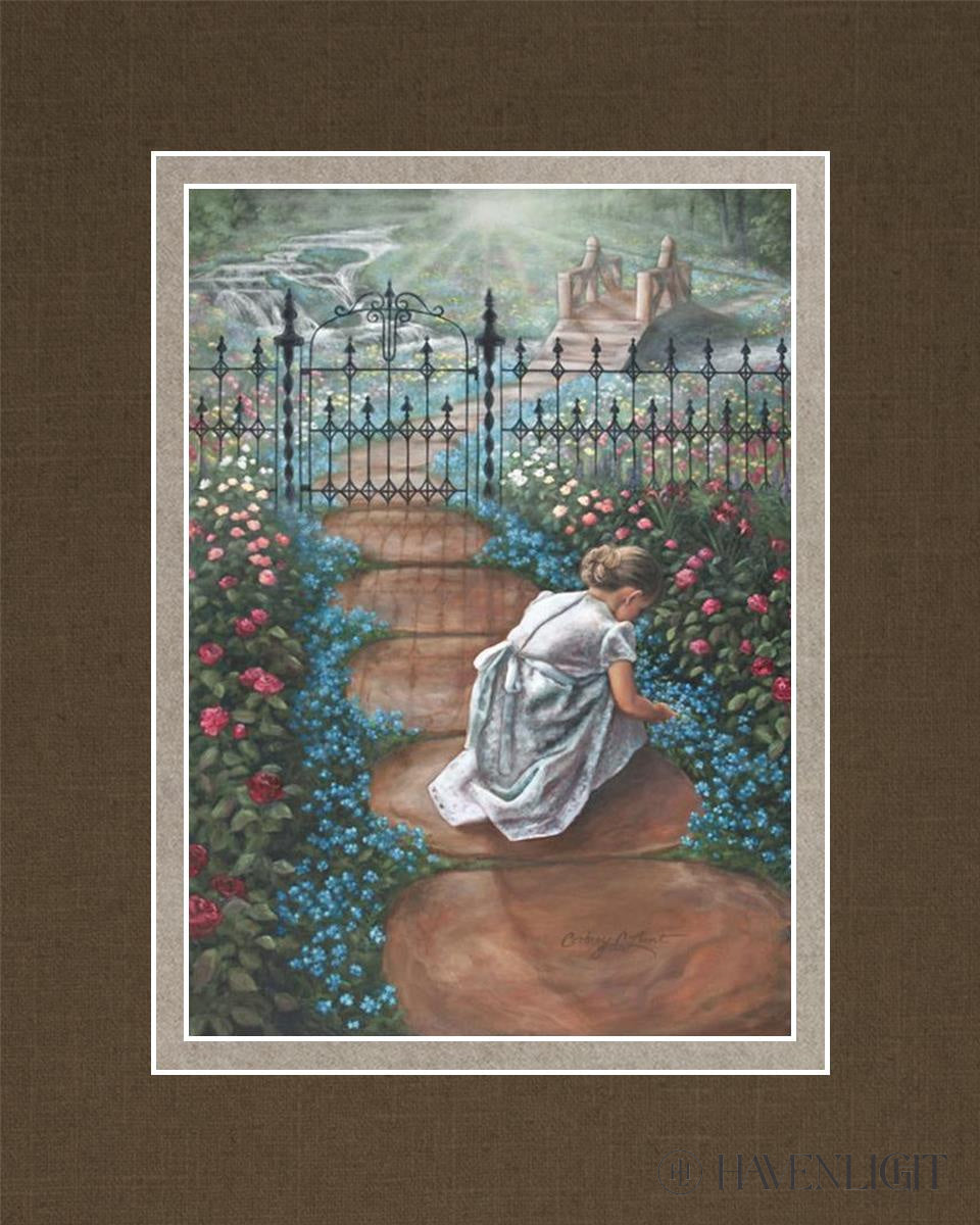 Forget Me Not Open Edition Print / 5 X 7 Matted To 8 10 Art