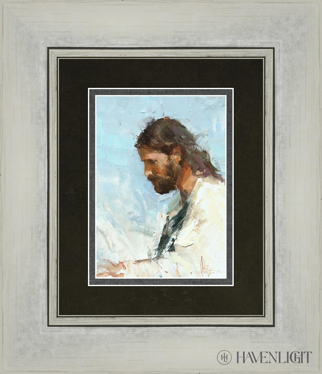 Gentle Redeemer Open Edition Print / 5 X 7 Silver 12 1/4 14 Art