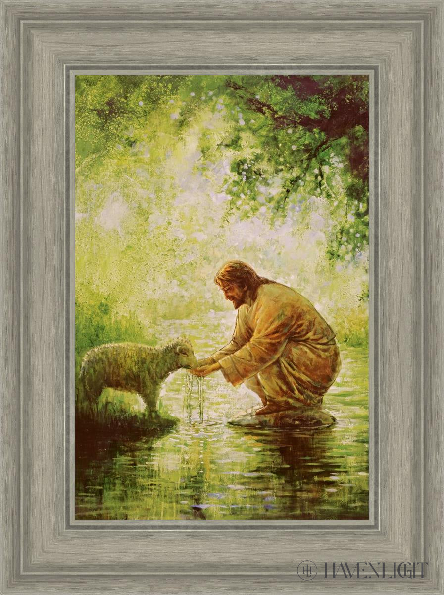 Gentle Shepherd Open Edition Canvas / 12 X 18 Gray 17 3/4 23 Art