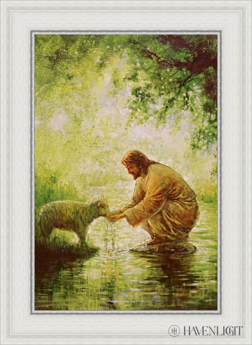 Gentle Shepherd Open Edition Canvas / 16 X 24 White 21 3/4 29 Art