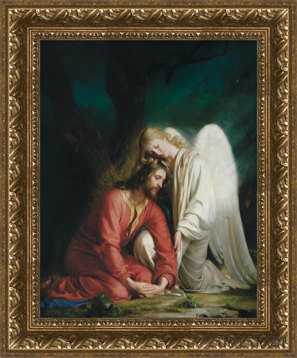 Gethsemane Altar Piece Open Edition Canvas / 16 1/2 X 21 Gold 22 1/4 26 3/4 Art