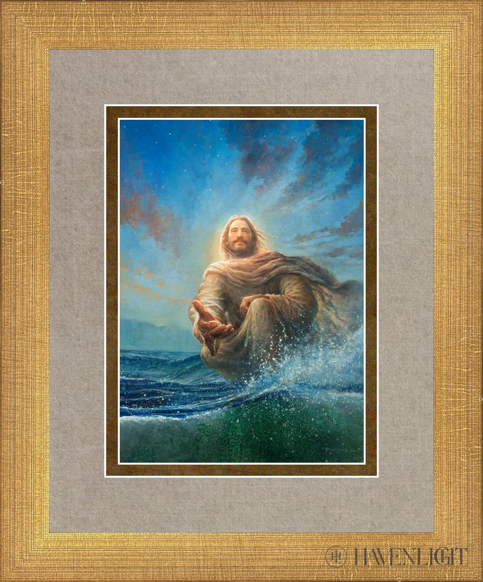 God Of Wonders Open Edition Print / 5 X 7 Matte Gold 9 3/4 11 Art