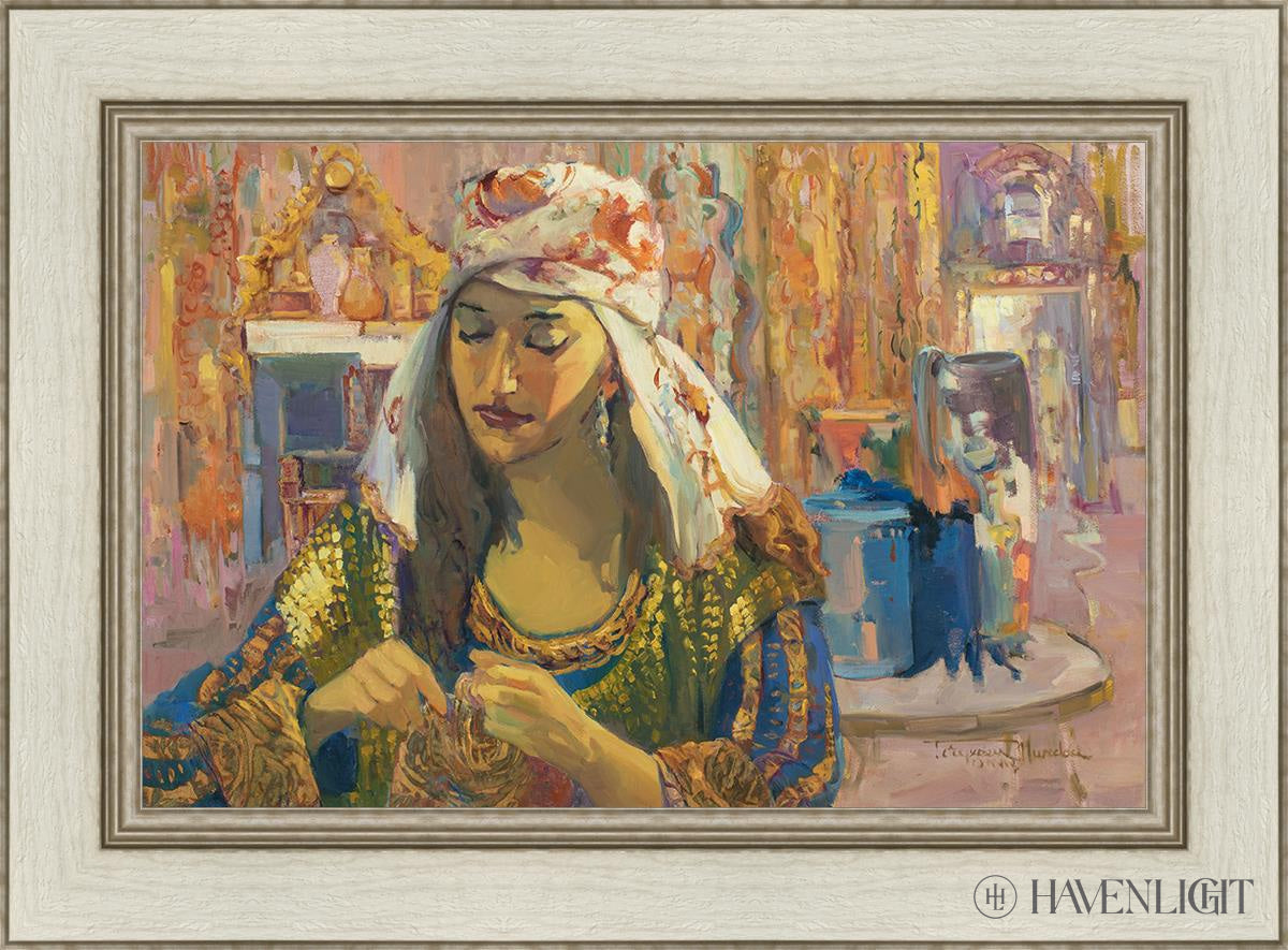 Gold Threads Open Edition Canvas / 24 X 16 Ivory 30 1/2 22 Art