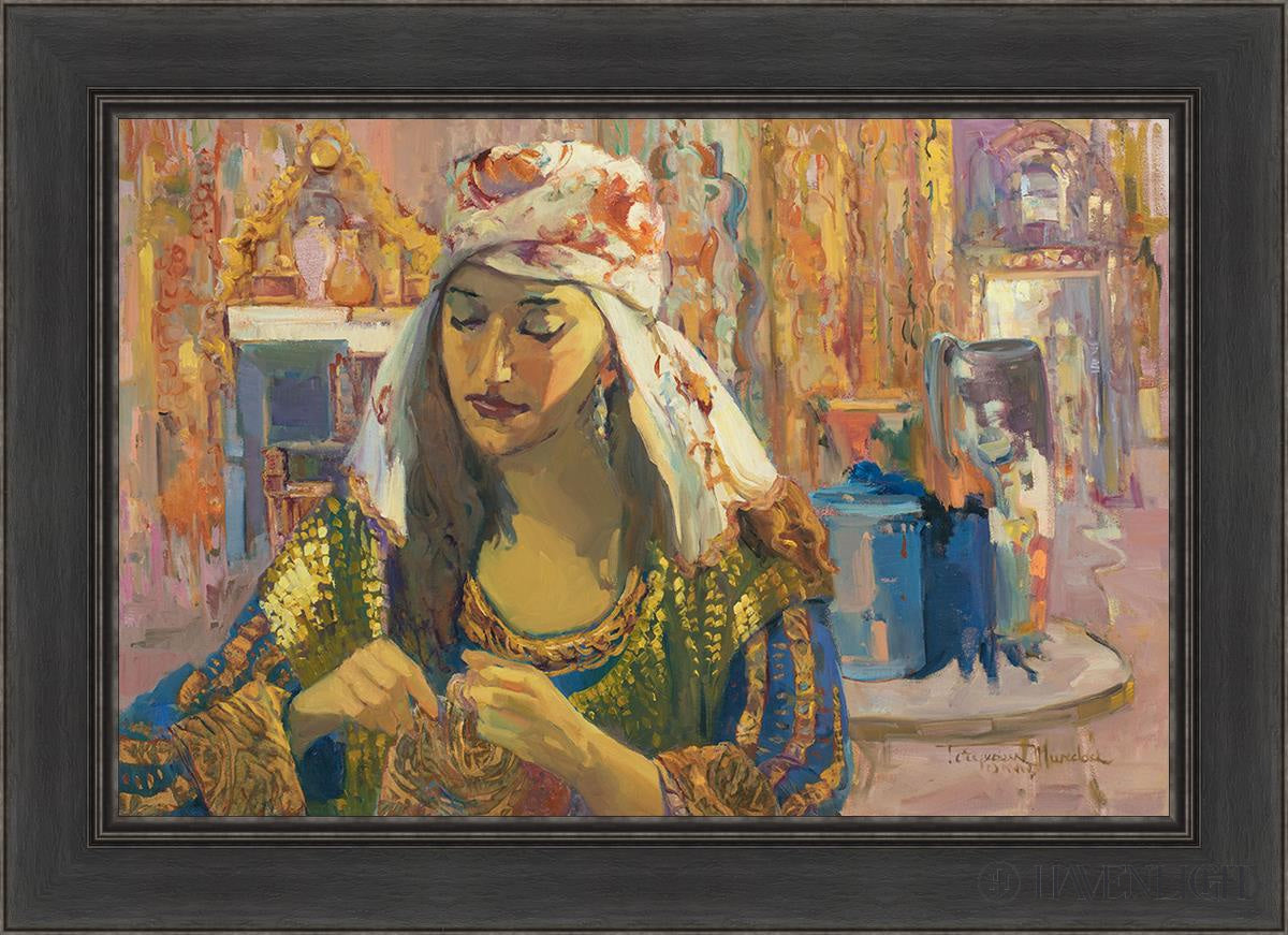 Gold Threads Open Edition Canvas / 30 X 20 Black 36 1/2 26 Art