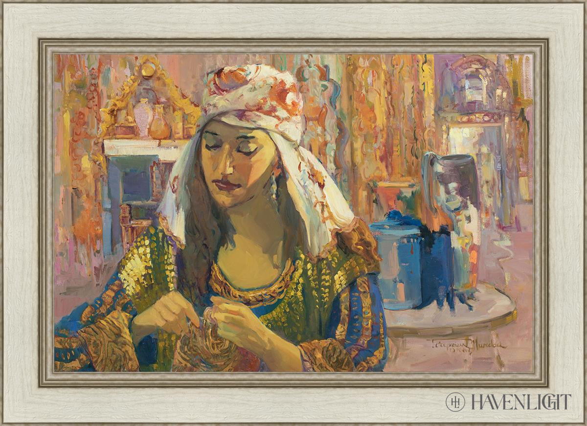 Gold Threads Open Edition Canvas / 30 X 20 Ivory 36 1/2 26 Art