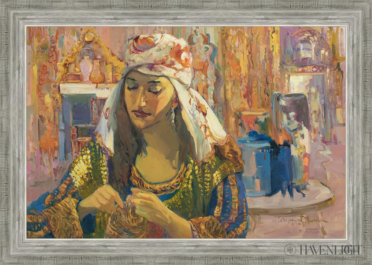 Gold Threads Open Edition Canvas / 30 X 20 Silver 34 3/4 24 Art