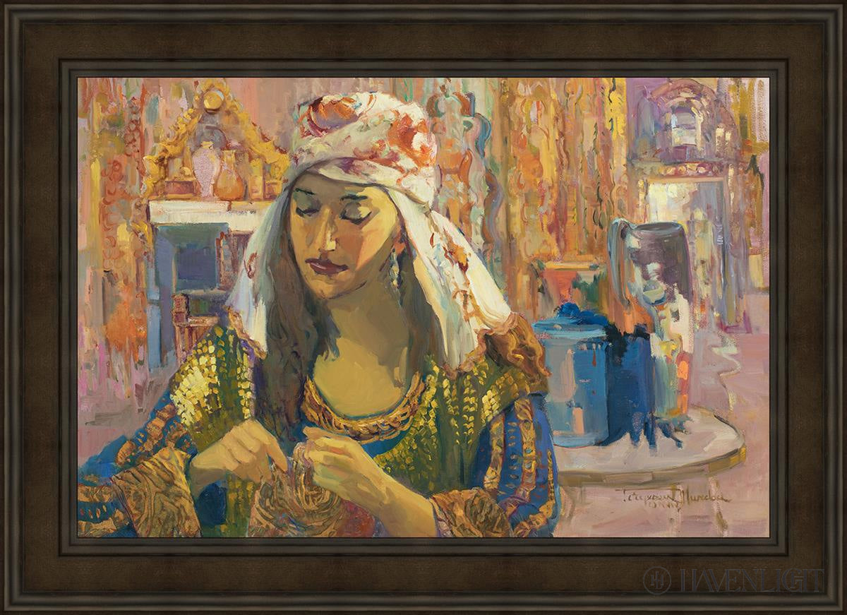 Gold Threads Open Edition Canvas / 36 X 24 Brown 43 3/4 31 Art