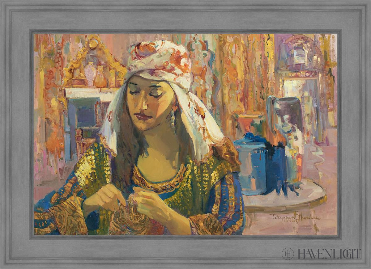 Gold Threads Open Edition Canvas / 36 X 24 Gray 43 3/4 31 Art