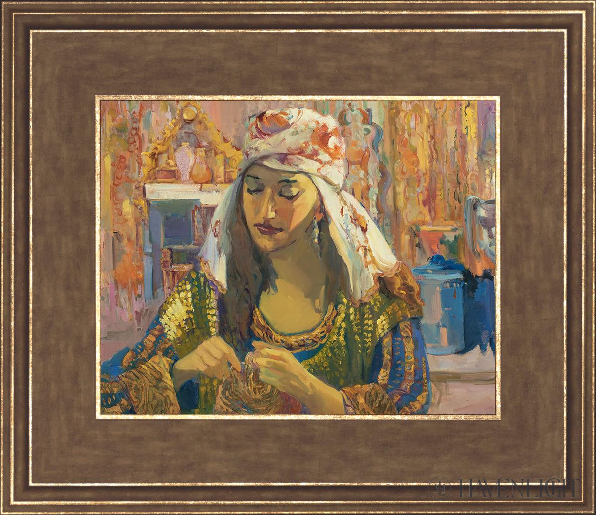 Gold Threads Open Edition Print / 10 X 8 14 3/4 12 Art