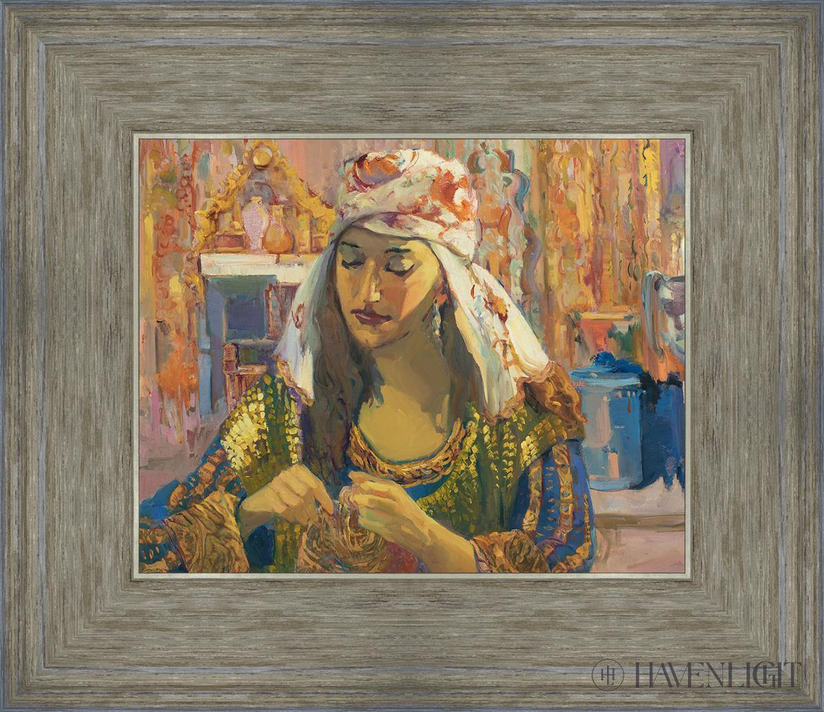 Gold Threads Open Edition Print / 10 X 8 Gray 14 3/4 12 Art