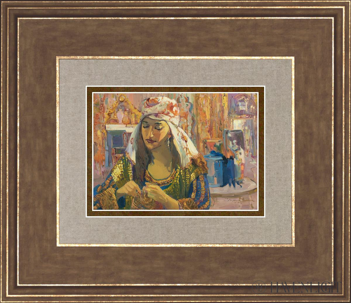 Gold Threads Open Edition Print / 7 X 5 14 3/4 12 Art