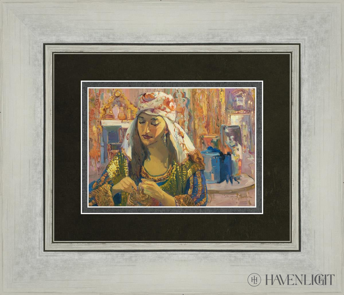 Gold Threads Open Edition Print / 7 X 5 Silver 14 1/4 12 Art