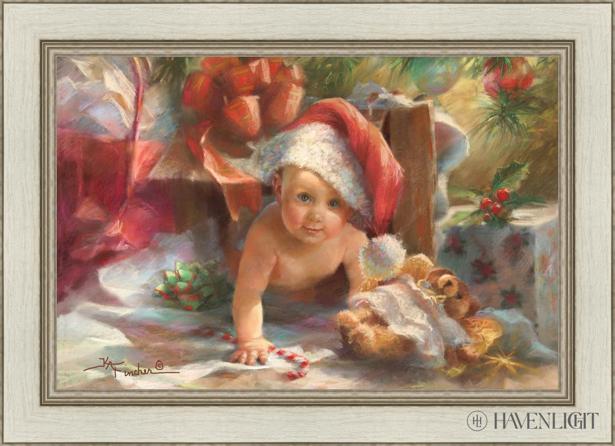 Great Box Santa Open Edition Canvas / 30 X 20 Ivory 36 1/2 26 Art