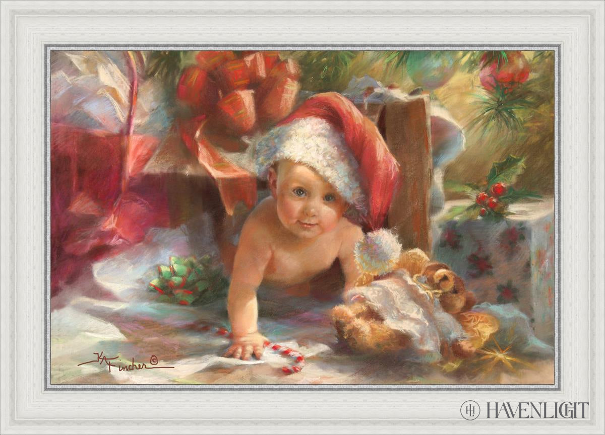 Great Box Santa Open Edition Canvas / 30 X 20 White 35 3/4 25 Art
