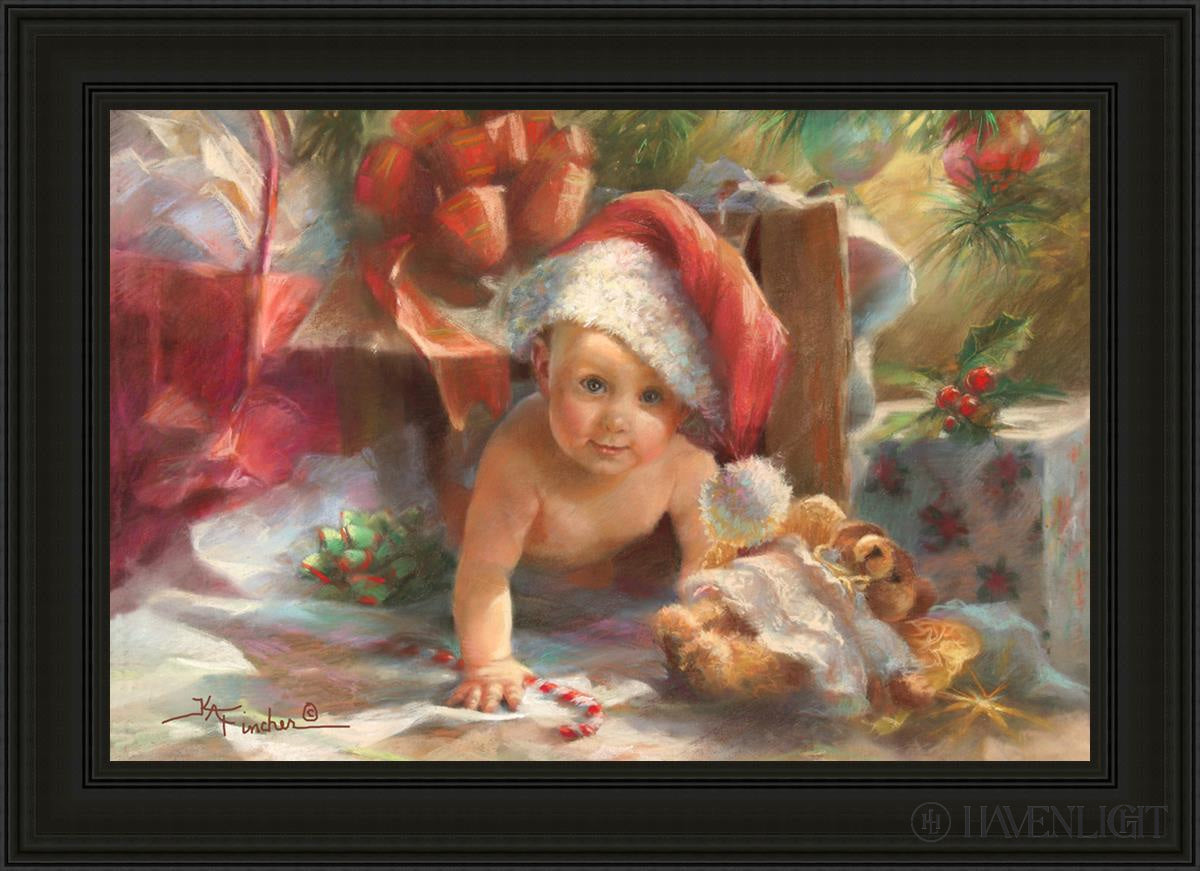 Great Box Santa Open Edition Canvas / 36 X 24 Black 43 3/4 31 Art