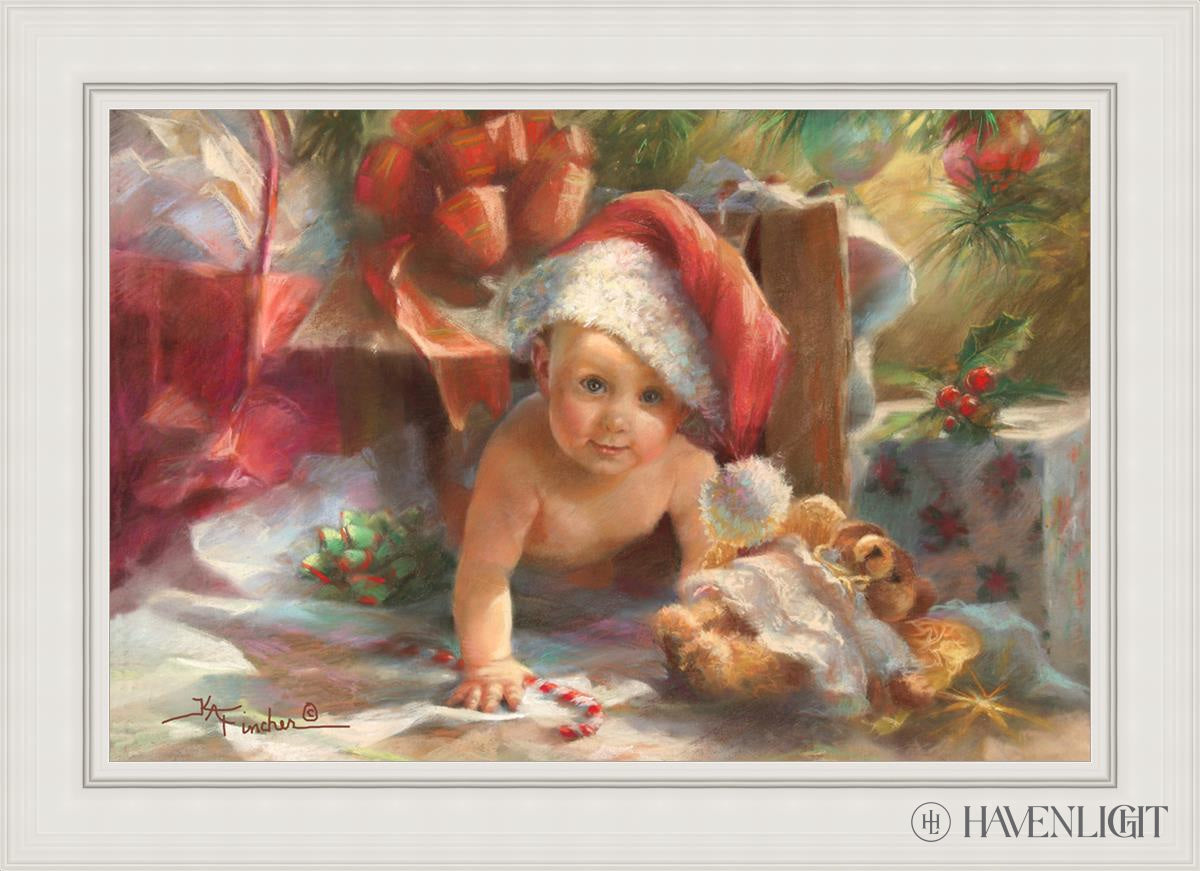 Great Box Santa Open Edition Canvas / 36 X 24 White 43 3/4 31 Art