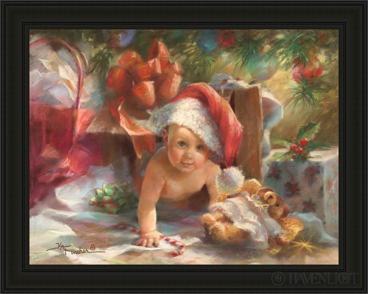 Great Box Santa Open Edition Canvas / 42 X 32 Black 49 3/4 39 Art