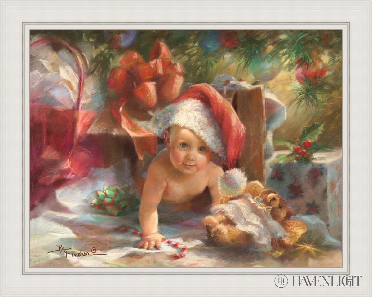 Great Box Santa Open Edition Canvas / 42 X 32 White 49 3/4 39 Art