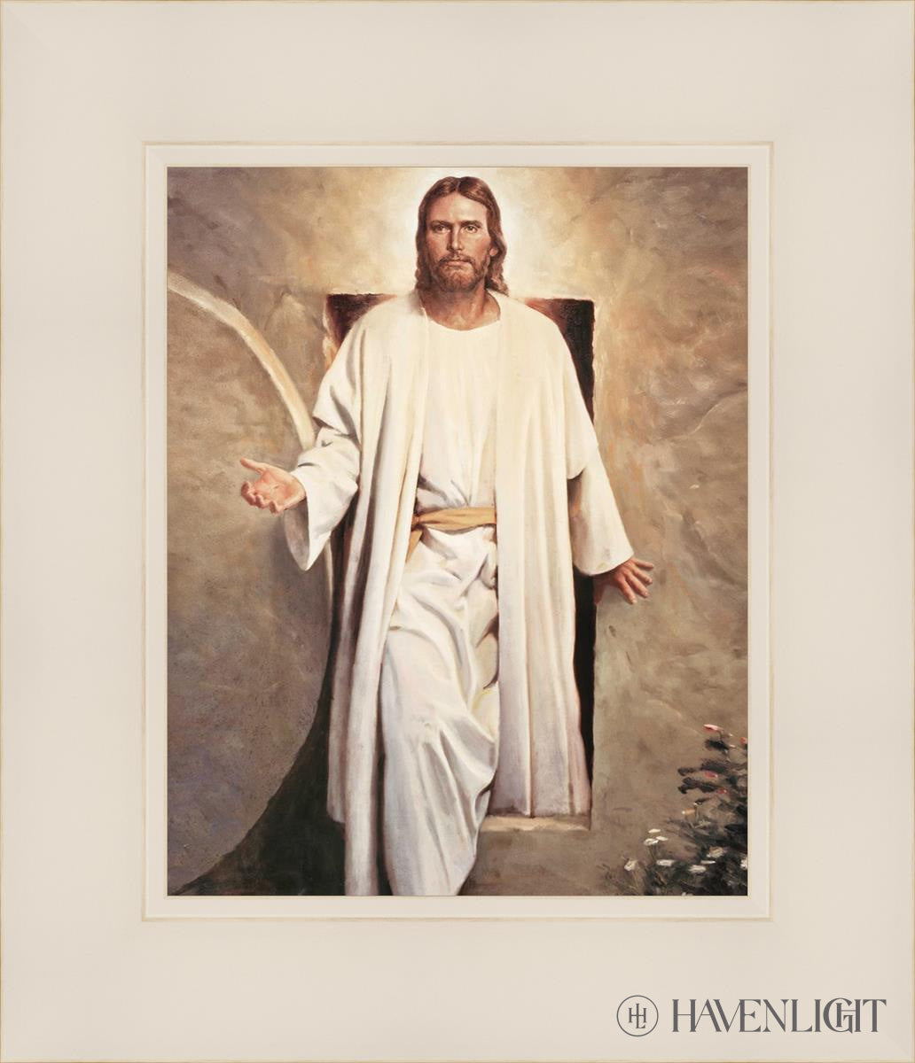 Jesus sale Has Risen Framed canvas