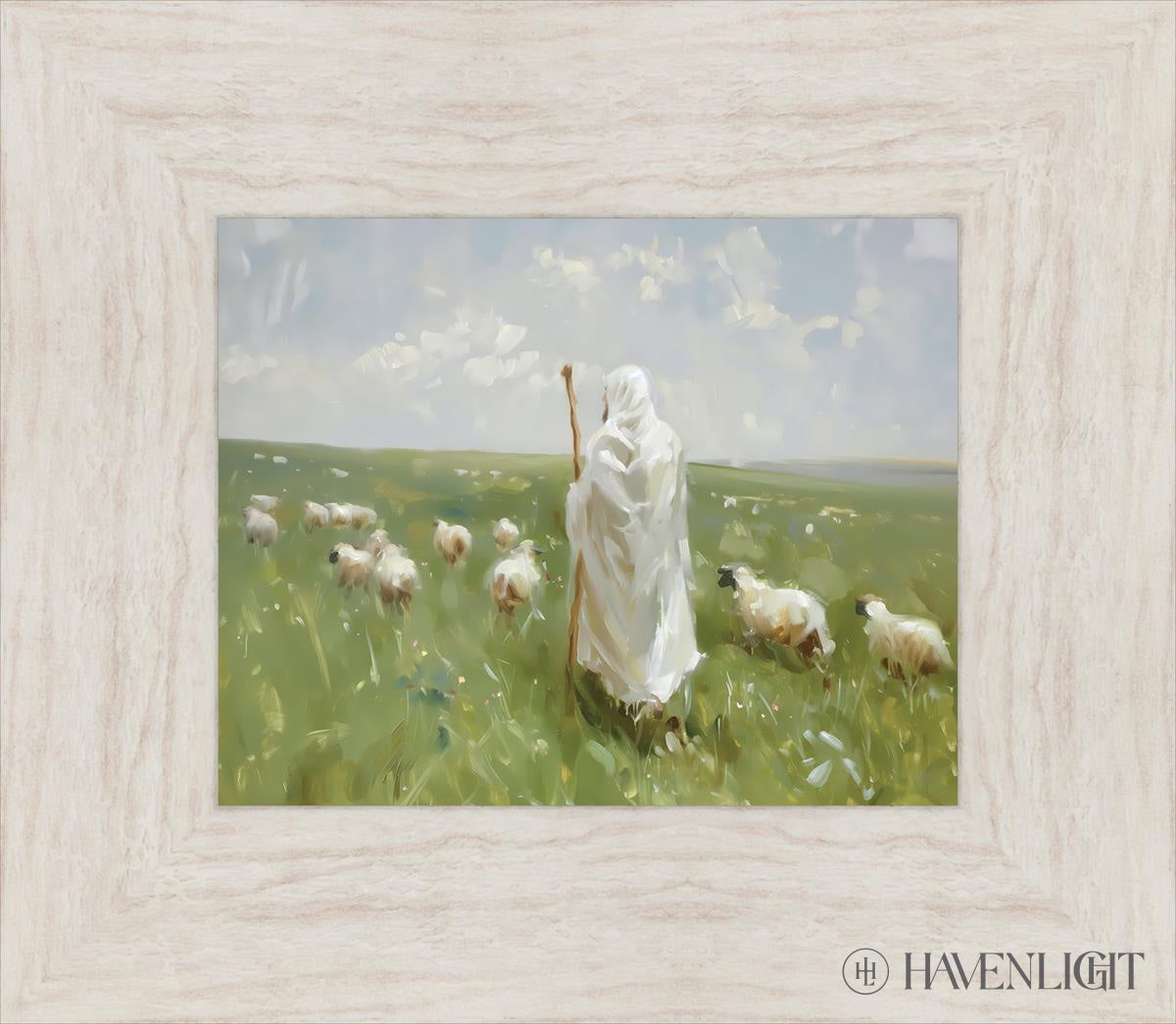 He Leadeth My Soul Open Edition Print / 10 X 8 Ivory 15 1/2 13 Art