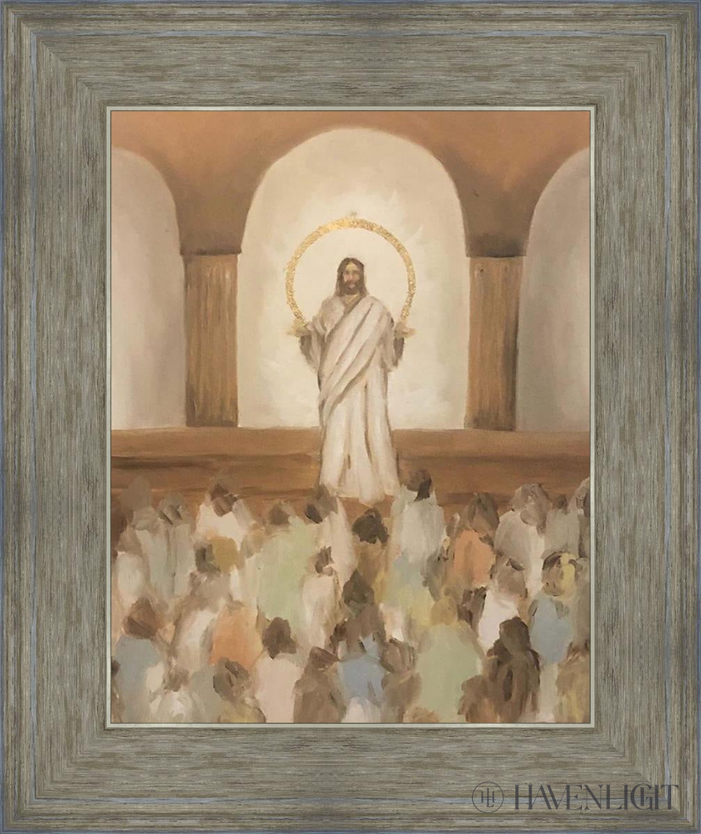 He Taught The Truths Of Eternity Open Edition Print / 11 X 14 Gray 15 3/4 18 Art