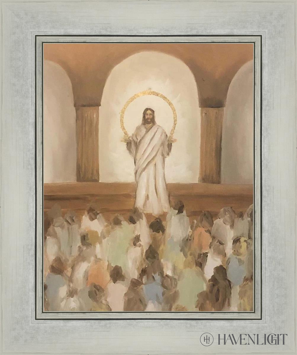 He Taught The Truths Of Eternity Open Edition Print / 11 X 14 Silver 15 1/4 18 Art