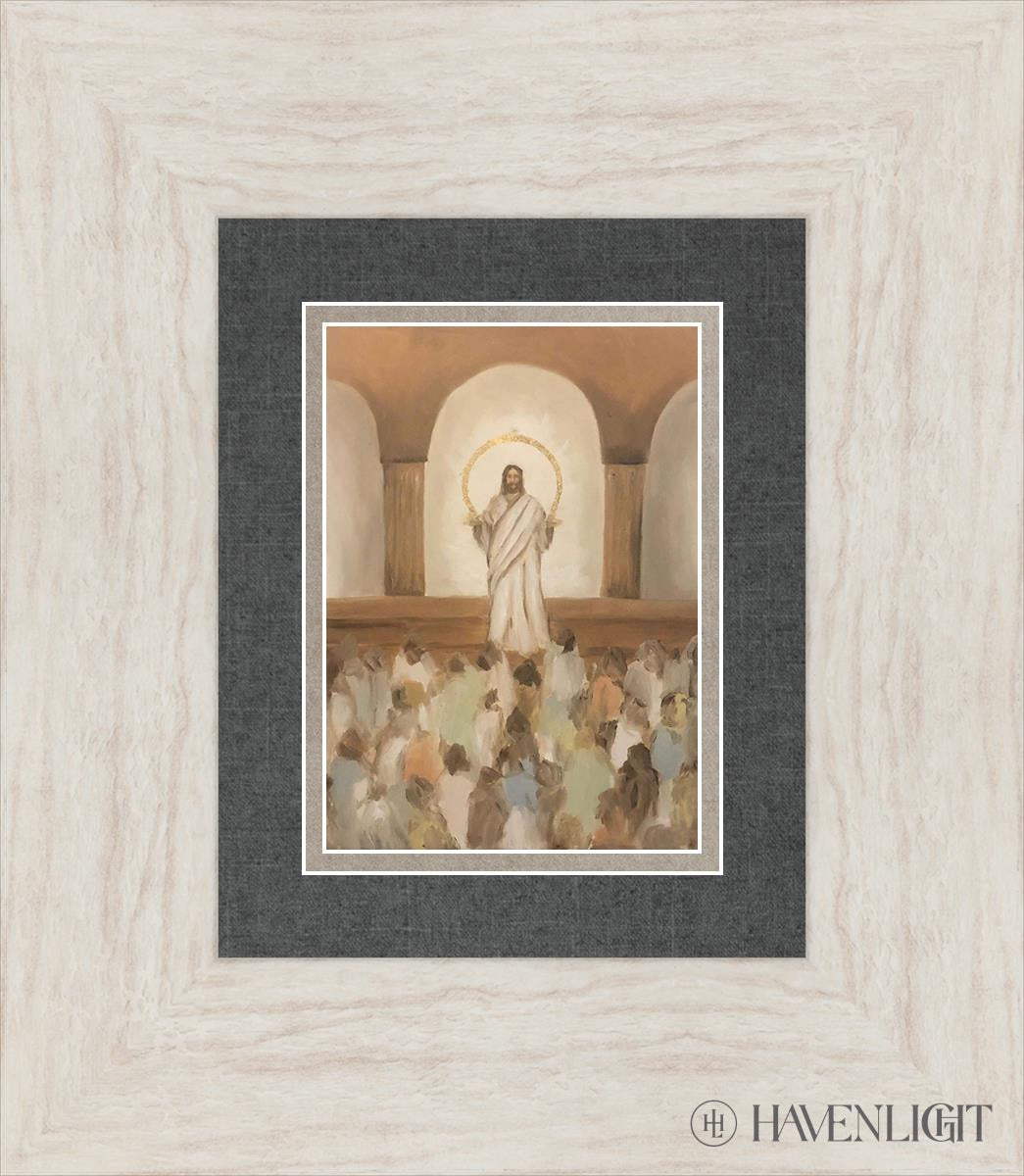 He Taught The Truths Of Eternity Open Edition Print / 5 X 7 Ivory 13 1/2 15 Art