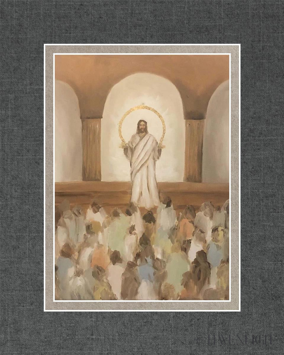 He Taught The Truths Of Eternity Open Edition Print / 5 X 7 Matted To 8 10 Art