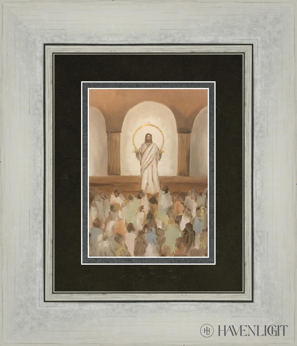 He Taught The Truths Of Eternity Open Edition Print / 5 X 7 Silver 12 1/4 14 Art