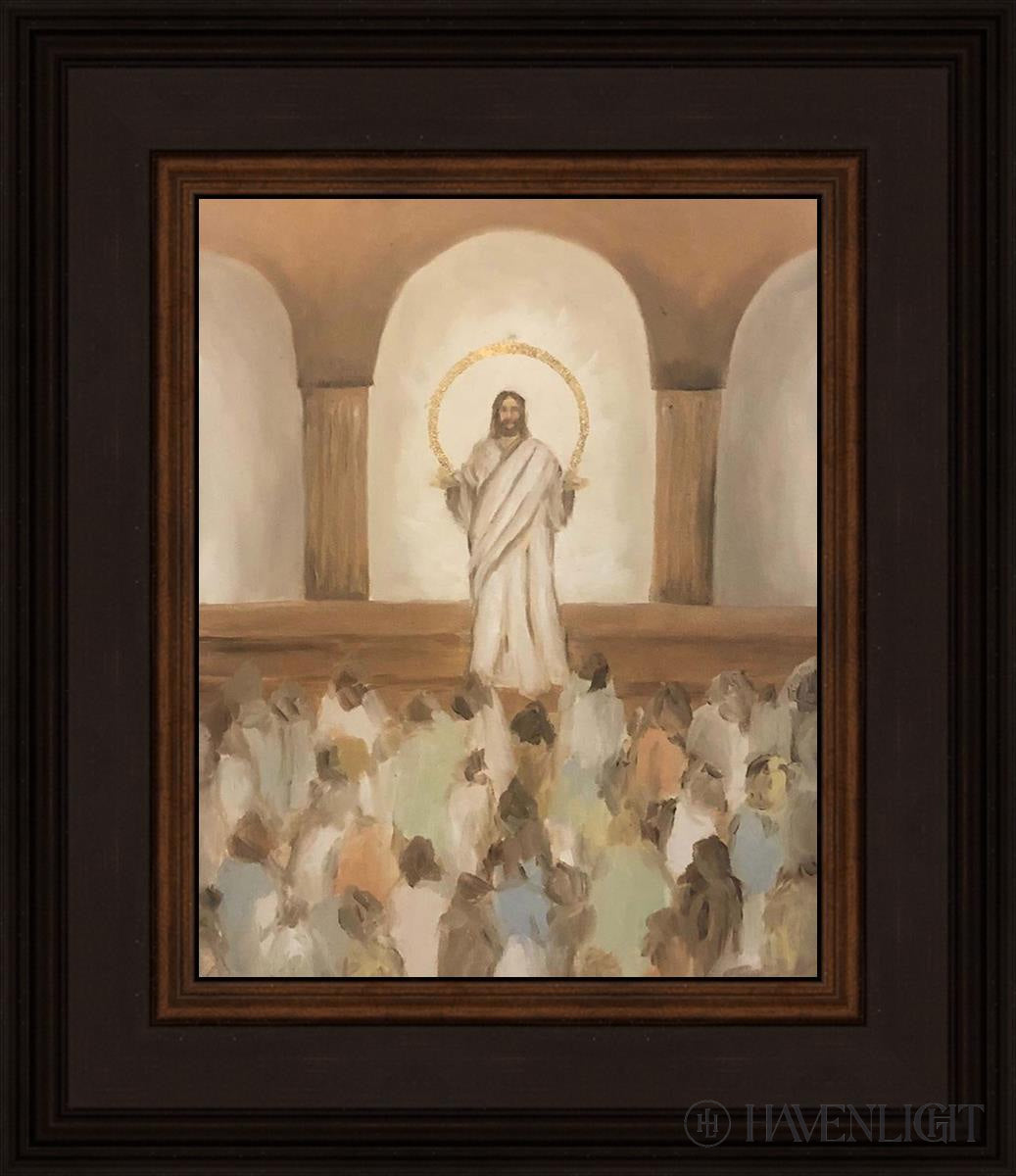 He Taught The Truths Of Eternity Open Edition Print / 8 X 10 Brown 12 3/4 14 Art