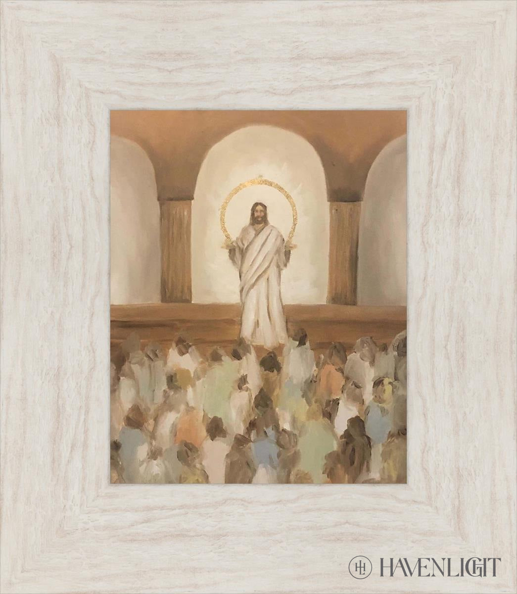 He Taught The Truths Of Eternity Open Edition Print / 8 X 10 Ivory 13 1/2 15 Art