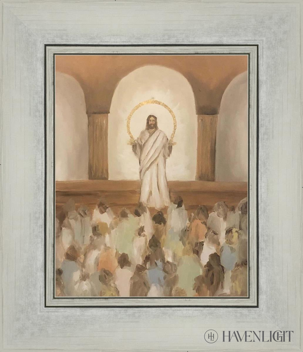 He Taught The Truths Of Eternity Open Edition Print / 8 X 10 Silver 12 1/4 14 Art