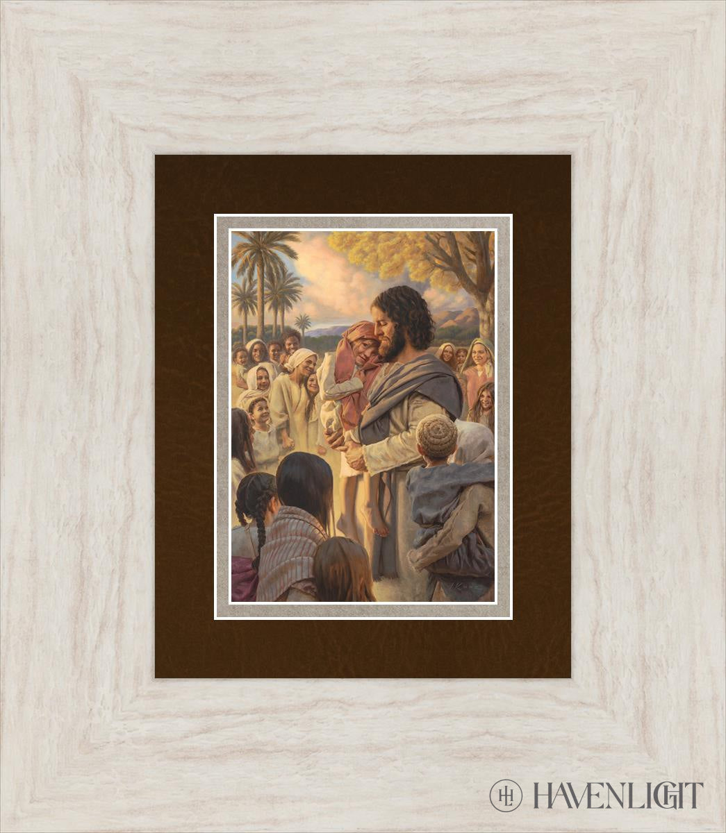 He Took Them Up In His Arms Open Edition Print / 5 X 7 Ivory 13 1/2 15 Art