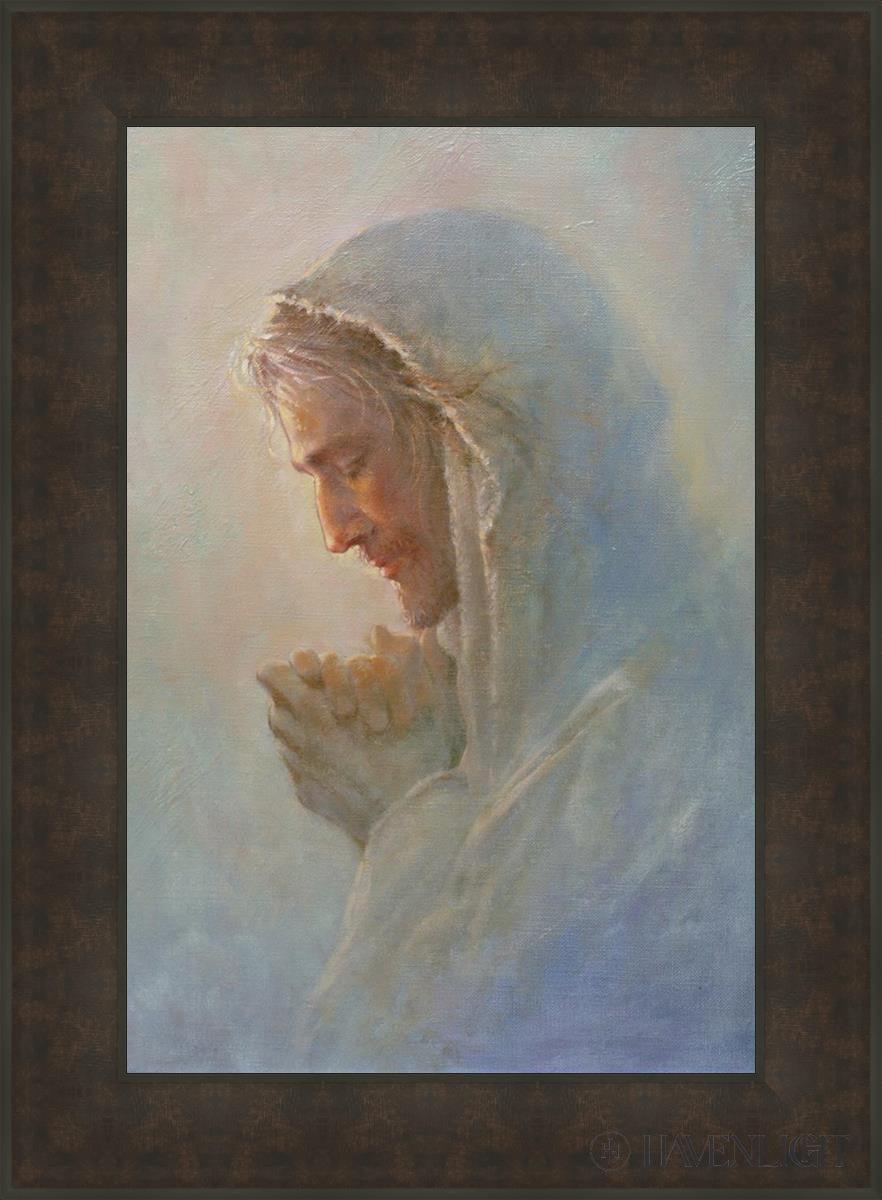 Heavenly Communication Open Edition Canvas / 20 X 30 Bronze Frame 27 3/4 37 Art