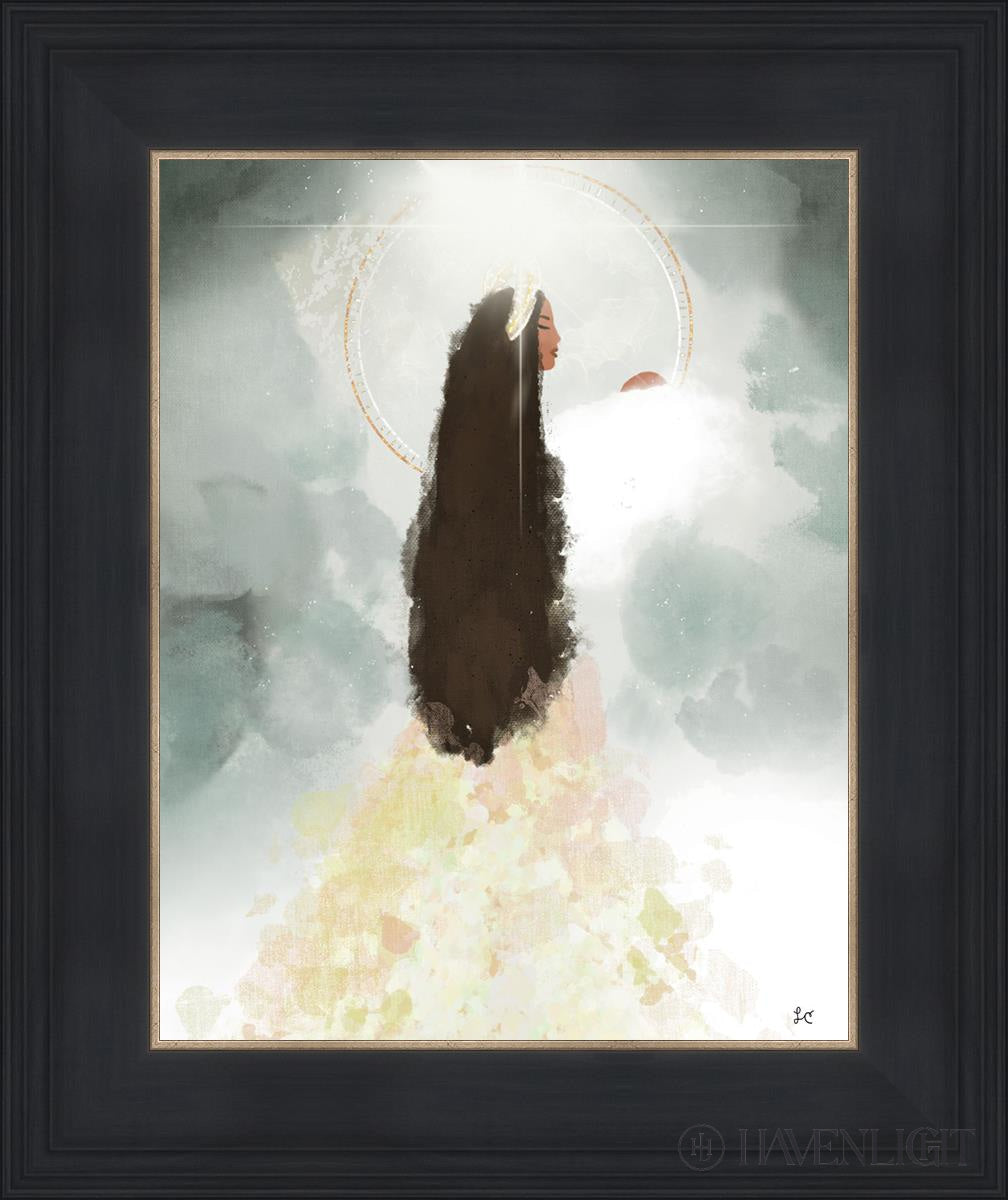 Heavenly Mother Open Edition Print / 11 X 14 Black 15 3/4 18 Art