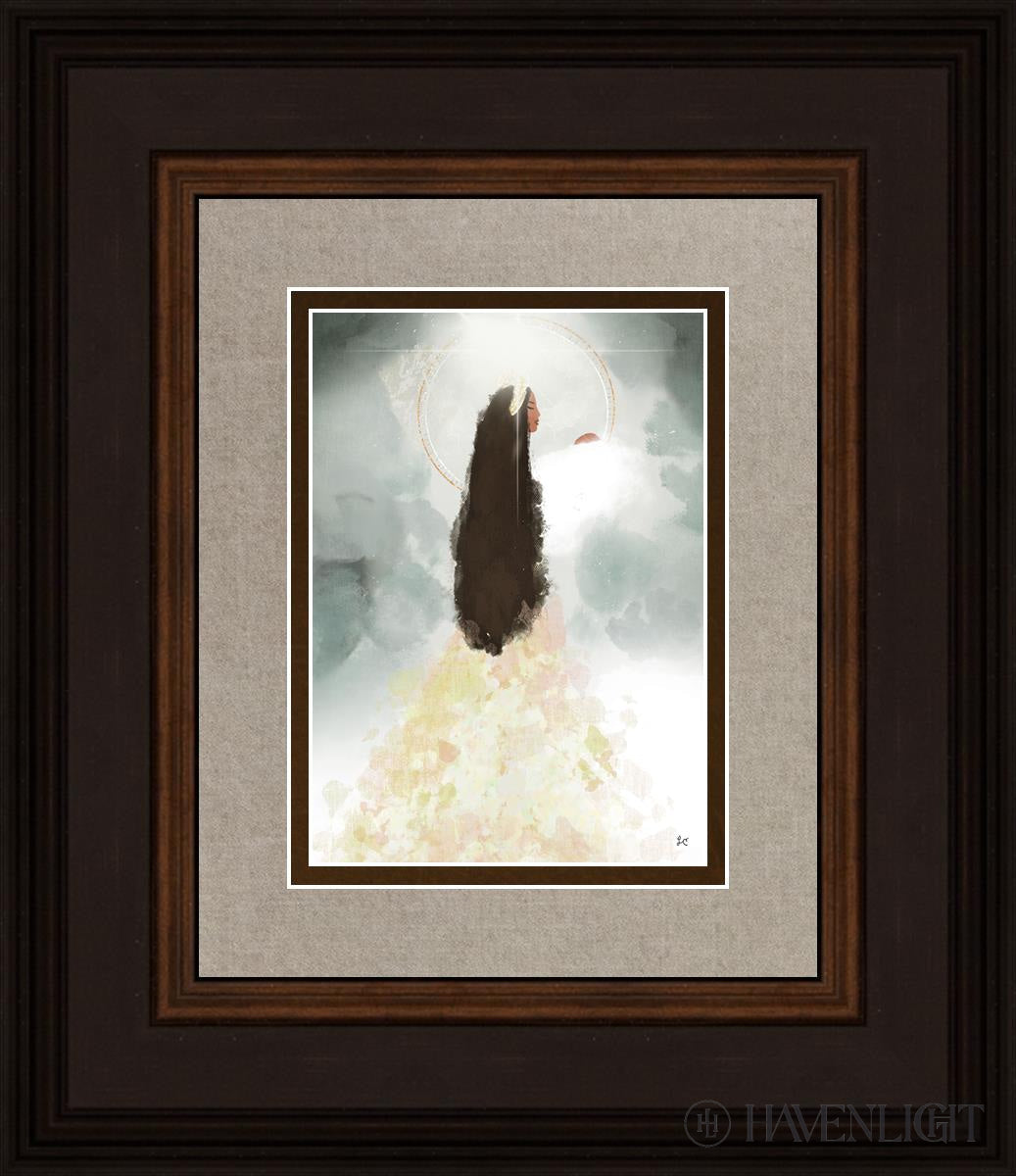 Heavenly Mother Open Edition Print / 5 X 7 Brown 12 3/4 14 Art