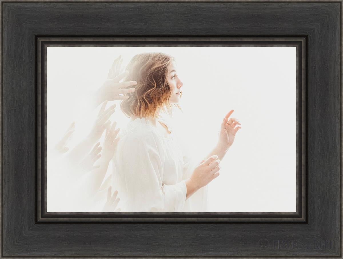 Helping Hands Open Edition Canvas / 18 X 12 Black 24 1/2 Art