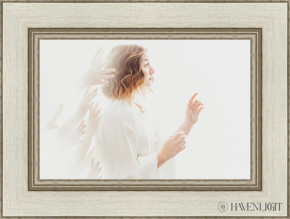 Helping Hands Open Edition Canvas / 18 X 12 Ivory 24 1/2 Art