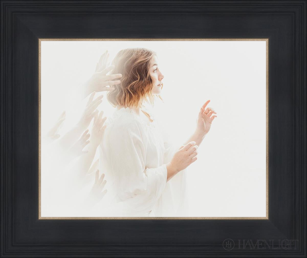 Helping Hands Open Edition Print / 14 X 11 Black 18 3/4 15 Art