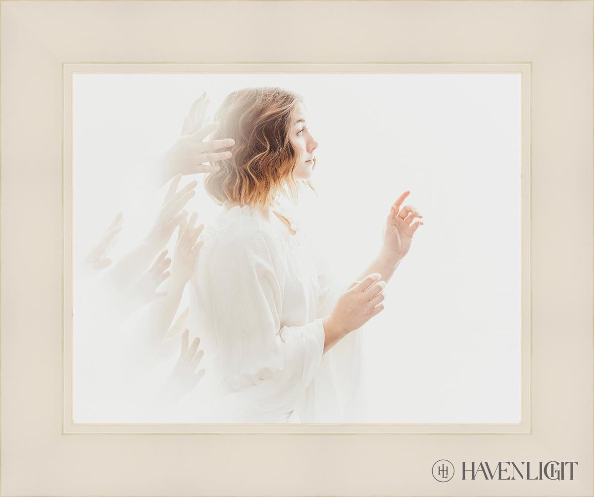 Helping Hands Open Edition Print / 14 X 11 White 18 1/4 15 Art