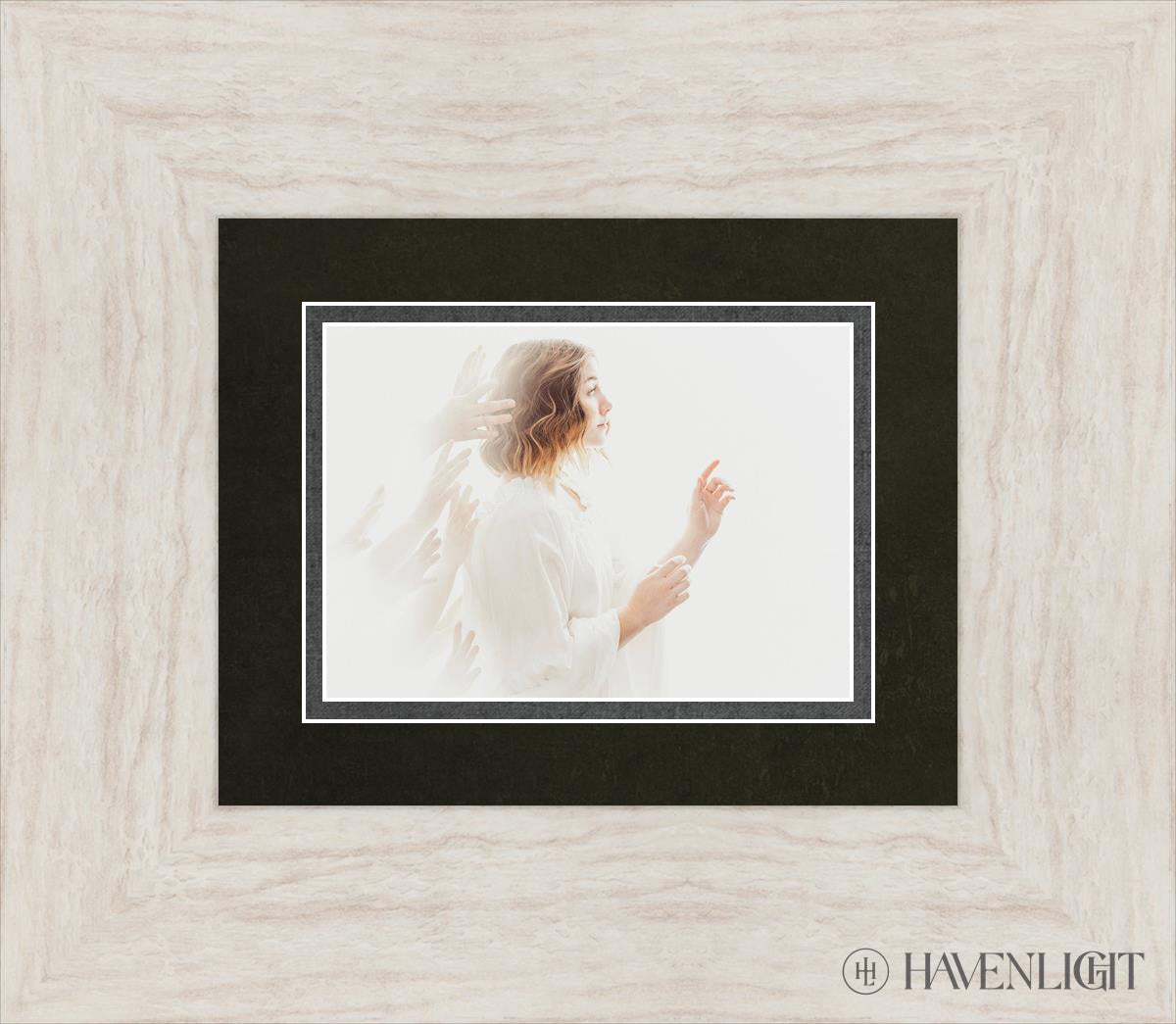 Helping Hands Open Edition Print / 7 X 5 Ivory 15 1/2 13 Art