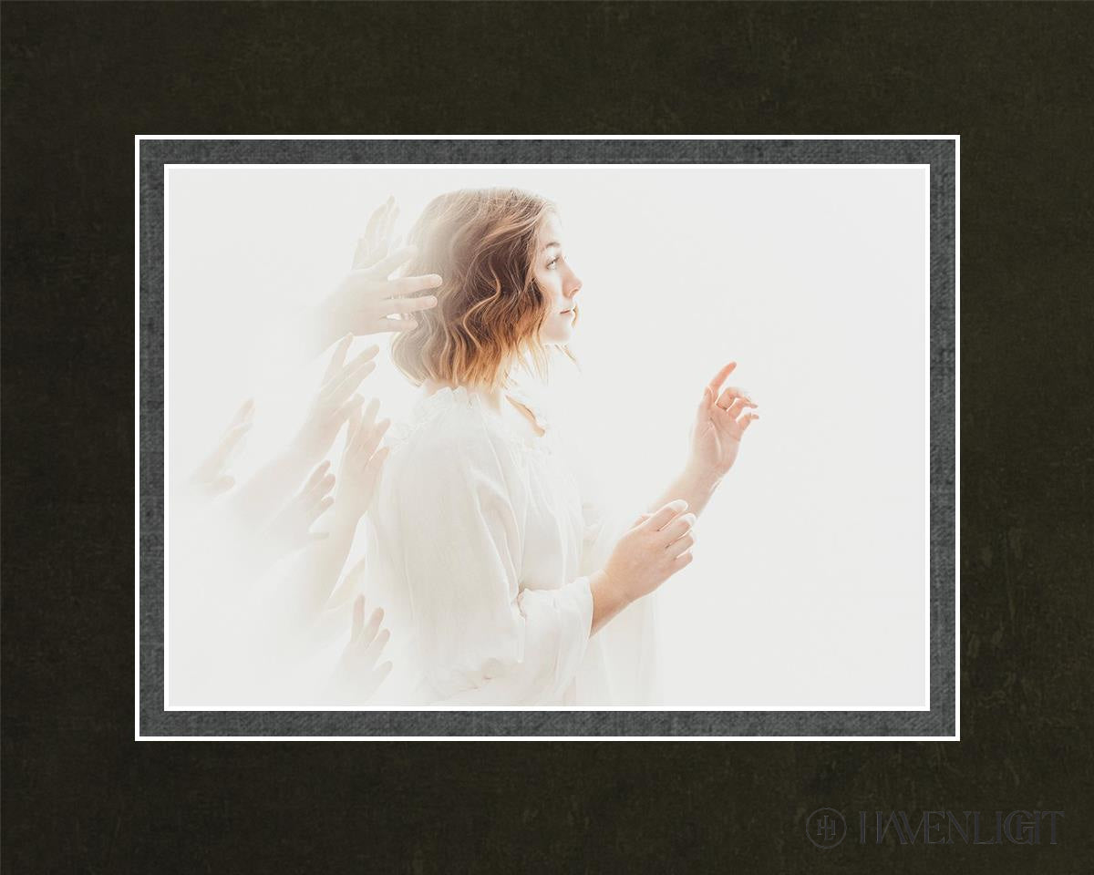 Helping Hands Open Edition Print / 7 X 5 Matted To 10 8 Art