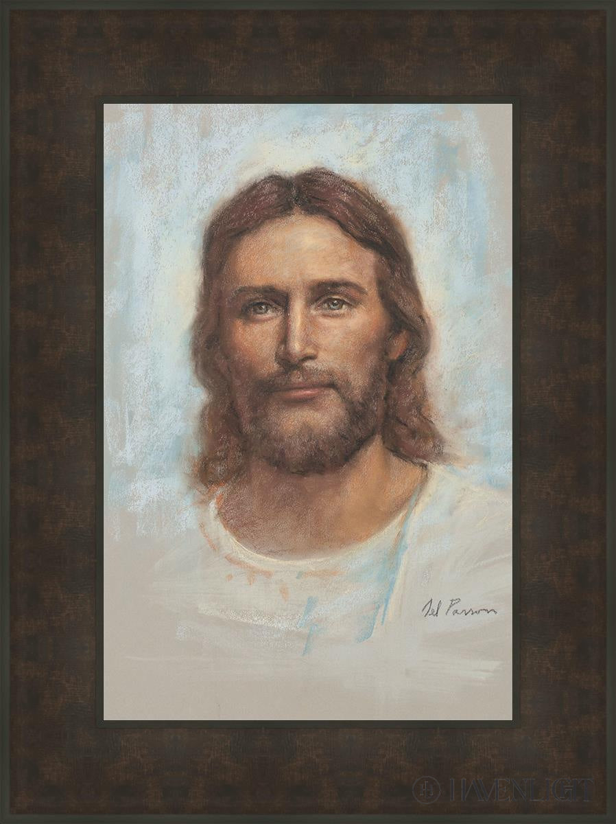 Holy One Open Edition Canvas / 16 X 24 Bronze Frame 23 3/4 31 Art