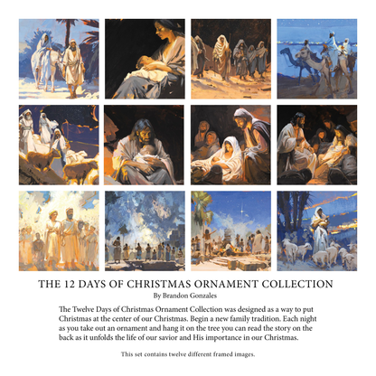 Luke 2 Christmas Ornament Collection by Brandon Gonzales