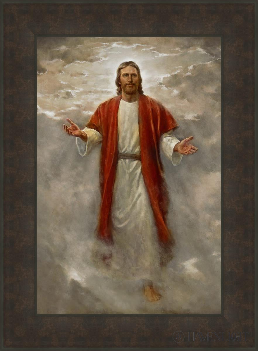 In His Glory Open Edition Canvas / 20 X 30 Bronze Frame 27 3/4 37 Art