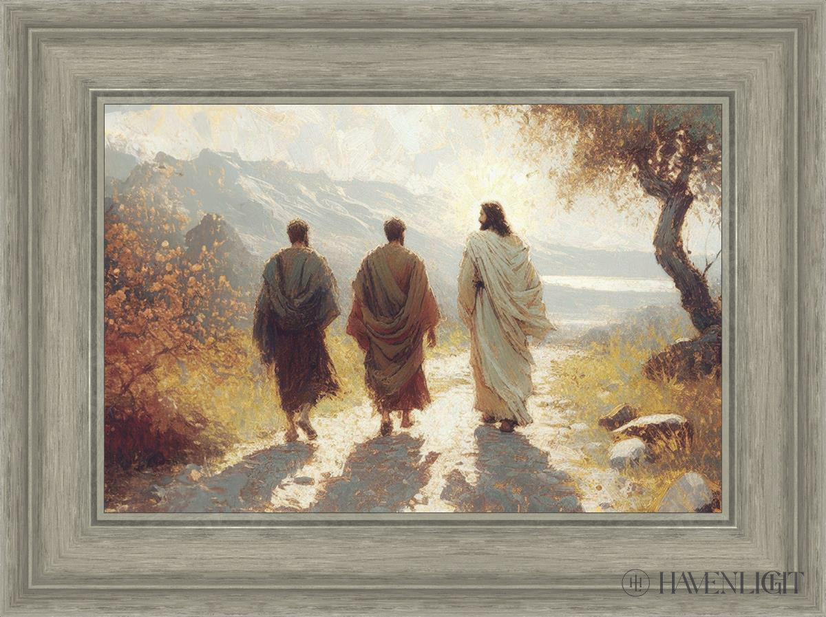 Jesus Went With Them Open Edition Canvas / 18 X 12 Gray 23 3/4 17 Art