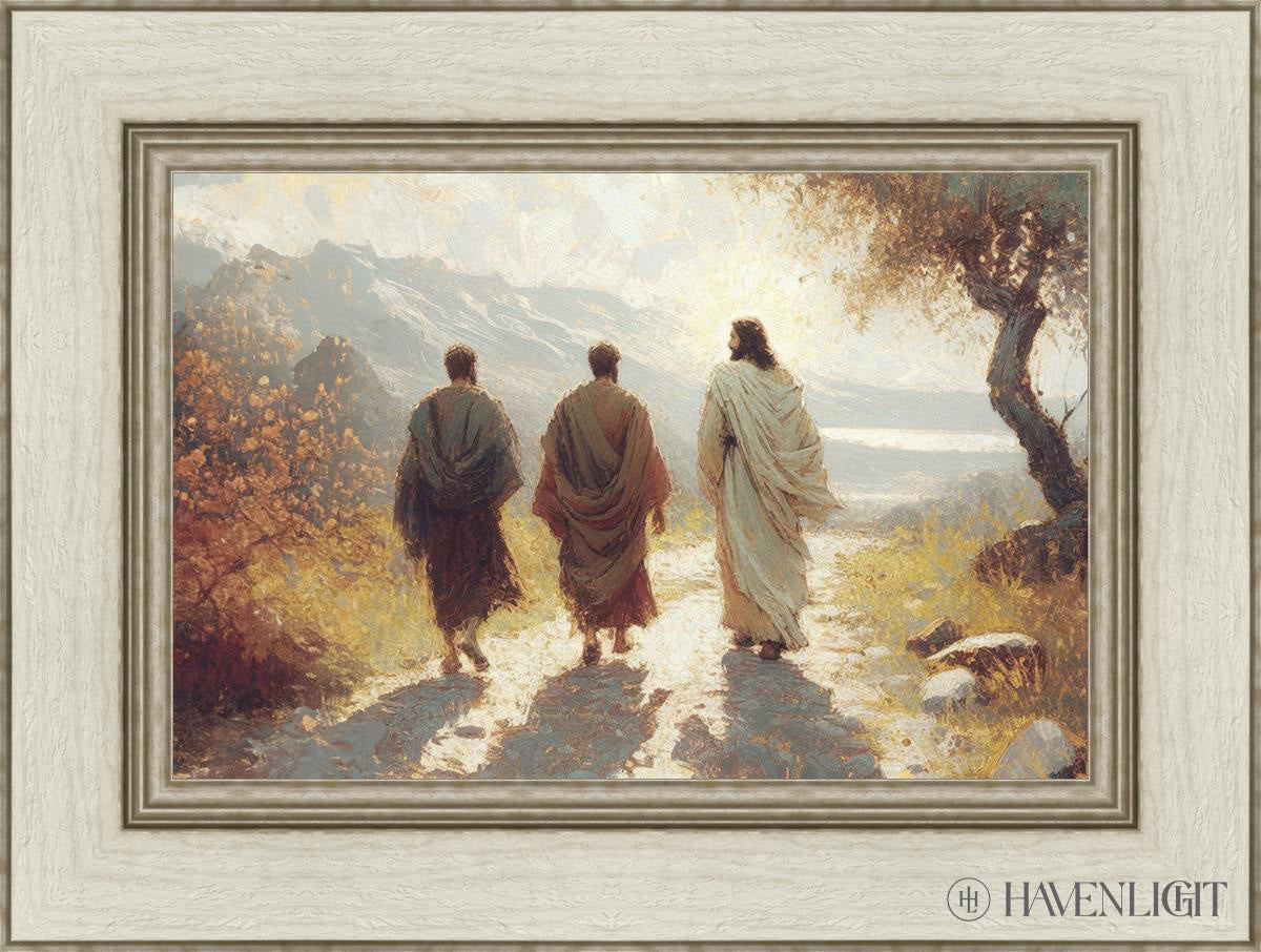 Jesus Went With Them Open Edition Canvas / 18 X 12 Ivory 24 1/2 Art